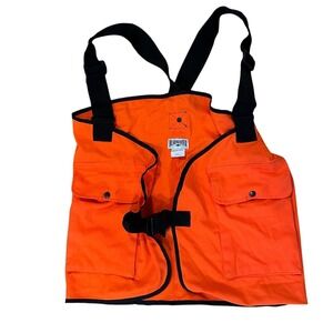 Bushmaster - Light Weight Hunting Vest‎ - Blaze Orange Medium Pockets Adjustable